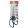 Scissors Erichkrause Megapolis Ergo, 20 cm, in blister, gray-black