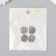 Decor for creativity Metal "Buddha in Flower" silver 1.9x1.6 cm