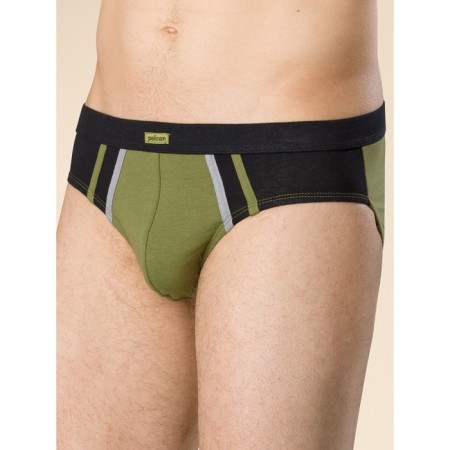 Men's panties, size 48, black color, green, 2 pcs-2