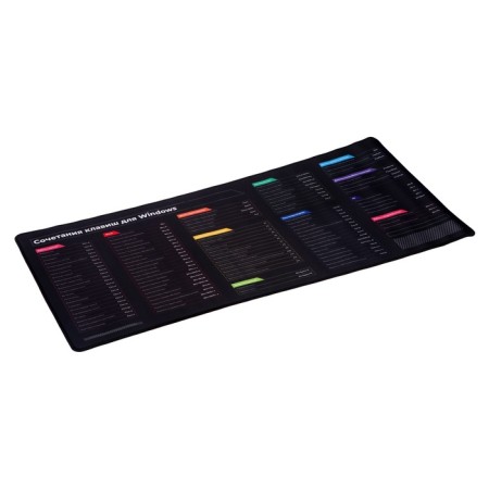 Mouse mat, 40x90x0.3 cm, overlock, hot keys-1
