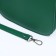 Women's bag Fabula on a magnet, long belt, green color