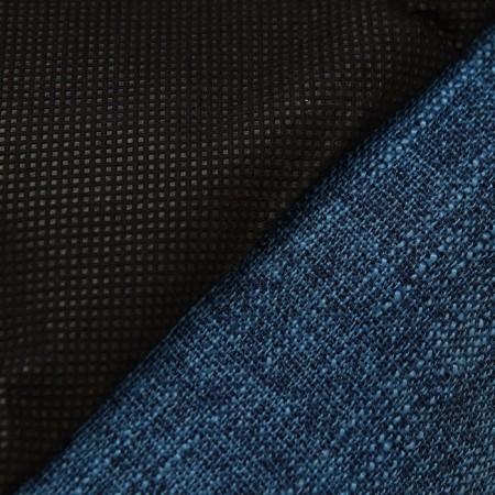 An animals bed, 60*50*15 cm, martial, synthetic winterizer, temptation. fur, blue-6