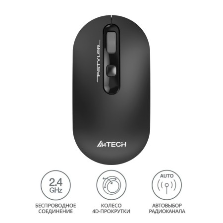 Mouse A4Tech FSTYLER FG20 Optical (2000DPI) Wireless USB for a laptop (4but)-1