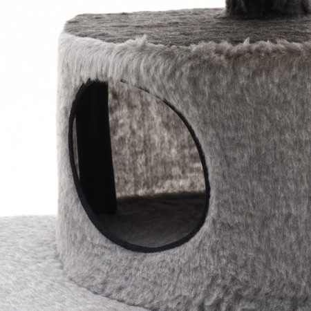 Complex for cats with claws, corner, collapsible, 60 x 60 x 92 cm, mix-3