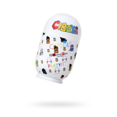 Masterbator is unrealistic, Capsule Party, Mensmax, TPE, Transparent, 9 cm