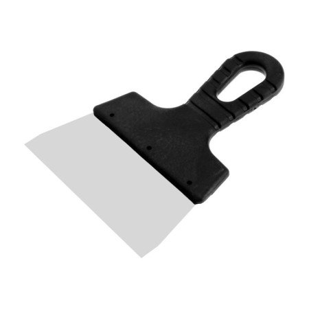 Facade scrap spatula, 150 mm, stainless steel, plastic handle