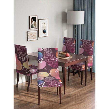 Czech for the chair "Children's abstraction", decorative, velor-3