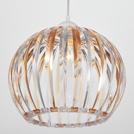 Lamp Bayerlux 7330/1, 1he27 15W, brown/transparent 31x24+60 cm