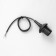 Ceiling Lamp from Rotan "Infinity" 1x120W, E27, 40x40x25 cm, black