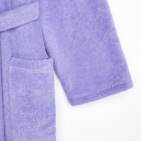 Tainted female robe, economy and I size 42-44 lilac, 100% cotton, 320 g/m2-12