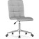 Computer chair ATV metal/velor, chrome/light gray 42x57x86 cm