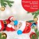 Developing tactile ball "Snow Ball", New Year's gift packaging, 1 pc., I crush me