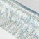Braid with sequins "fringe", with holography, d = 6 mm, 16 cm, 4.5 ± 0.5 m, silver color