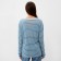 Longslewed female striped Mist ONESIZE, Blue