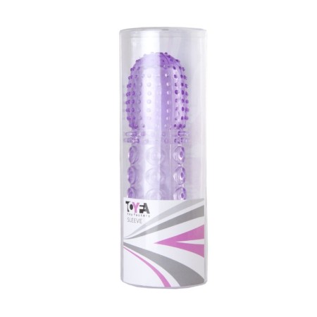 Helper -free nozzle on the Penis TOFYA, purple color, 13.5 cm-2