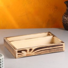 Kashpo wooden 25.5 × 20 × 4.5 cm 