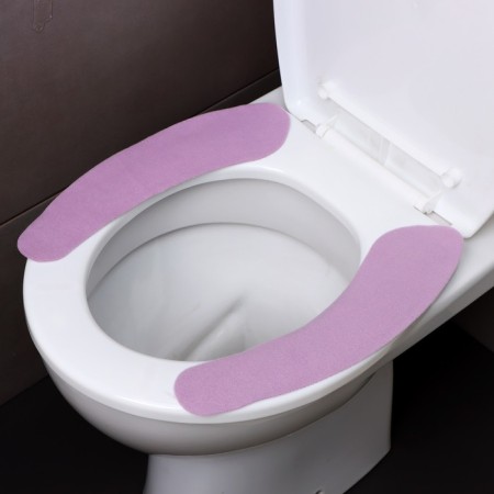 The sticker for the toilet is plain, 2 pcs (purple)-1