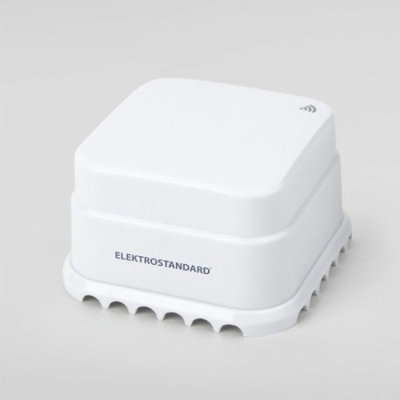 Smart water leakage sensor Elektrostandard, 65x65x38 mm, white color