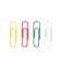 Office paper clips 28 mm color 200 pieces Erich Krause, plastic box 19740