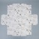 Gift folding box, packaging, “stars”, 21 x 15 x 7 cm