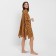 Women's dress Minaku: enjoy yellow color, size 46-48