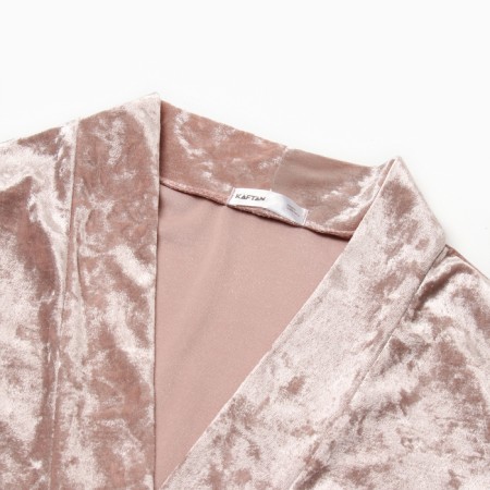Women's costume (jacket and trousers) KAFTAN "velvet", 52-54, pink-2