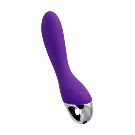 Vibrator "Dryuchka-Help", silicone, purple color, 20.5 cm-1