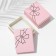 Gift box for the set "Bow", 7 × 9, pink color