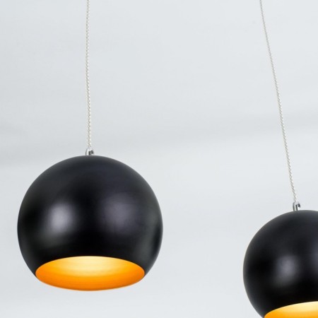 Suspended lamp Citilux "Omi" CL945135, 78x18x30 cm, 3x75W, E27, Black Color Black-5