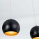 Suspended lamp Citilux "Omi" CL945135, 78x18x30 cm, 3x75W, E27, Black Color Black