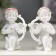 Souvenir Polystone "Cupid" in a wreath of roses, mix, 6.5x6x5 cm