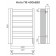 Terminus towel Terminus "Noto" P6, 400x650 mm, right, chrome