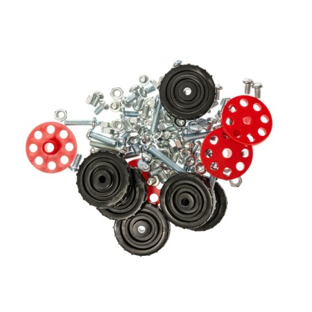 Metal designer No. 1 for labor lessons, 206 parts-4
