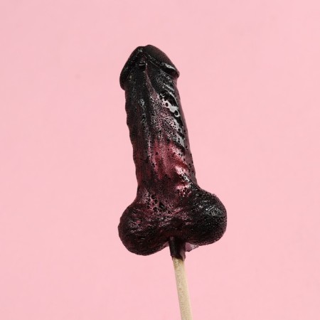 Lollice with sparkles on the substrate "From the whole heart", 17 g. (18+)-2