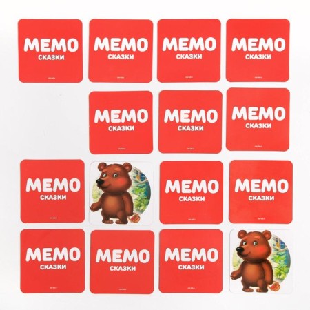 Board game "Memo. Tales ", 28 cards, 3+-4