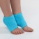Pedicure heater, moisturizing, terry, with silicone tab, One Size, Blue Color