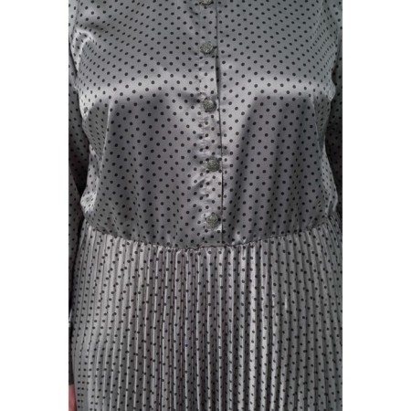 Women's dress, size 56, gray color-4