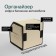Organizer COFR in the car Cartage Sakvoyzh, eco -leather coasted, 30 cm, beige