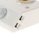 E27 cartridge with a motion sensor, 220 V, white