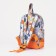 Baby backpack with zipper, external pocket, reflective strip, gray color