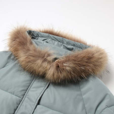 Women's winter jacket, menthol color, size 50-1