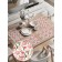 A set of napkins for setting the Table of Flowers, rectangular, rounded edges, size 30x46 cm, 4 pcs
