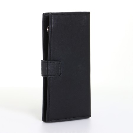 Male purse on a magnet, black color-1