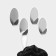 Savanna Velcro hook "Oval", 4 pcs, metal