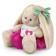 Soft toy "Bunny Mi", in a fur collar and skirt, 15 cm