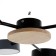 Chandelier 1319/6BKGR LED 144W 3000-6000K black, gray 75x75x5 cm Bayerlux