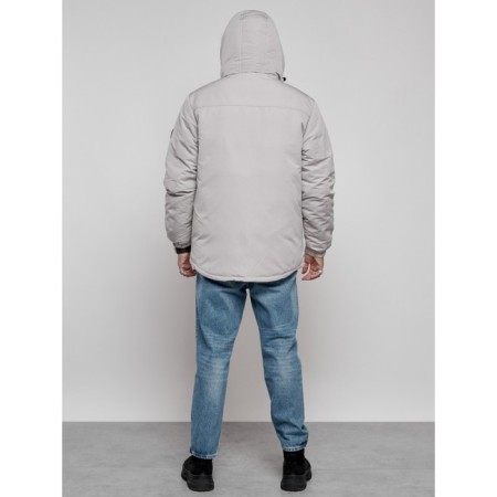Male jacket, size 52, gray color-1