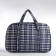 Road bag with lightning, outer pocket, long belt, blue/white color
