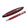 Gift handle, ballpoint, in a plastic case, rotary, "Francoise", burgundy-silver