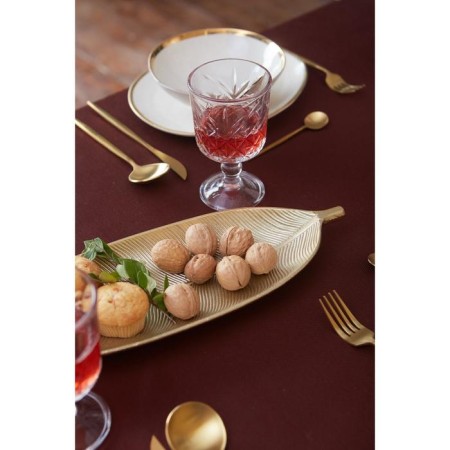 The tablecloth "Ethel" Cozy 150*220 +/- 3cm, ts. chocolate, pl. 192 g/m2, hl with VGMO-4